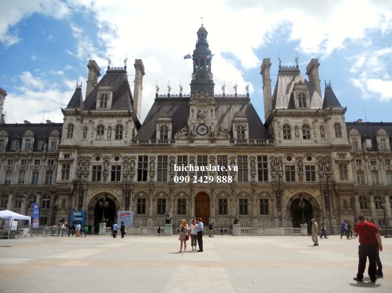 Chiêm ngưỡng tòa thị chính của Paris lợp Đá Slate